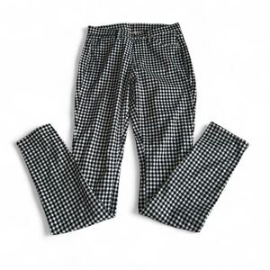 UNIQLO Black and white gingham plaid pants